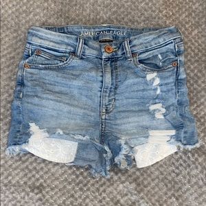 American Eagle curvy high rise shorts